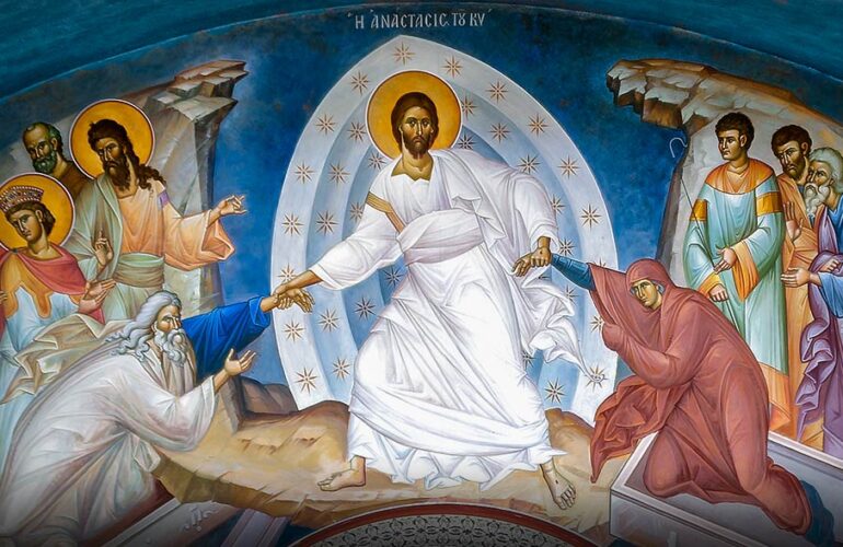 Resurrection icon - Greek school