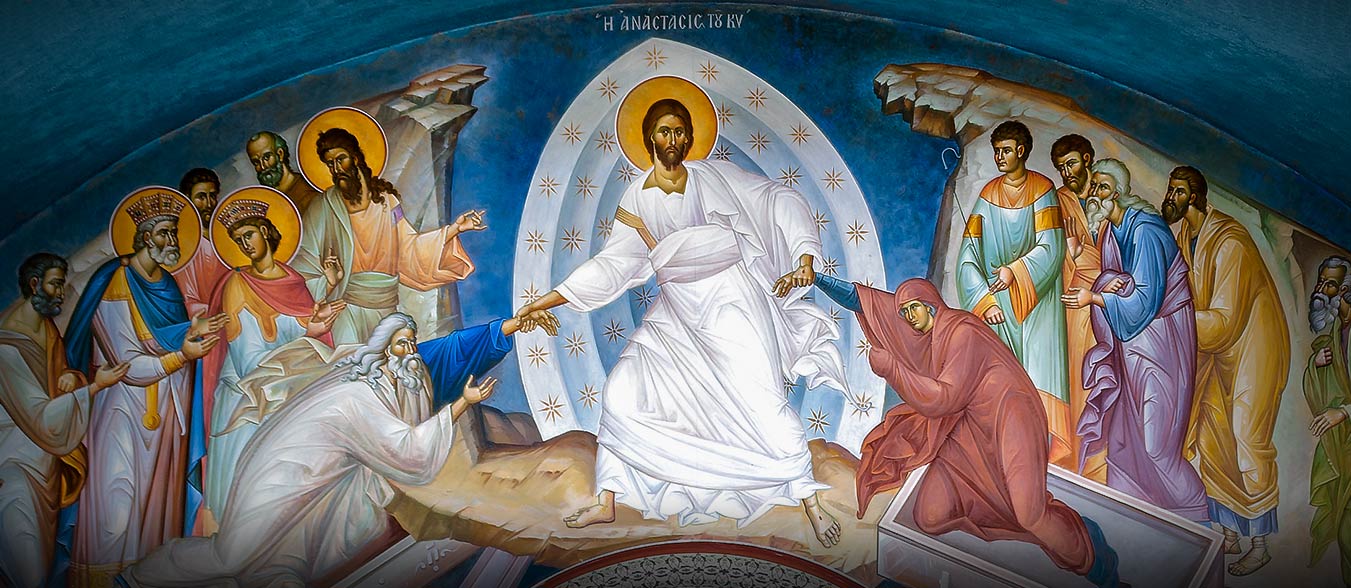 Resurrection icon - Greek school