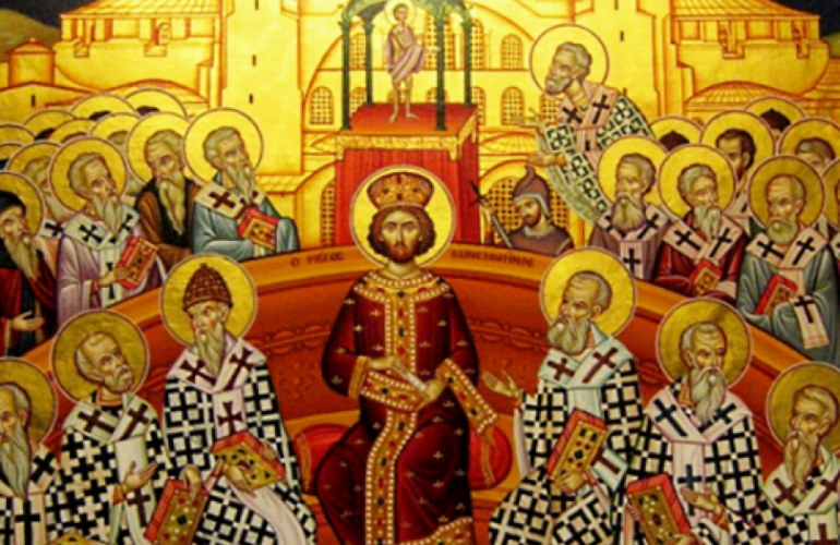 Church Fathers icon أيقونة آباء الكنيسة